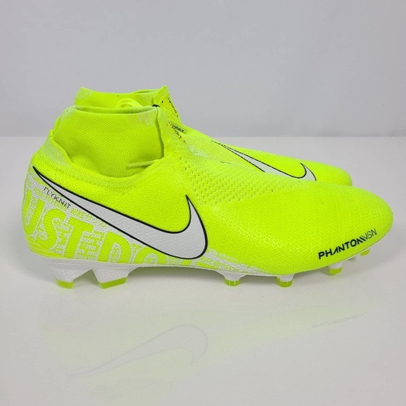 Nike Other - Nike Phantom Vision Elite DF FG Volt Flyknit Cleat